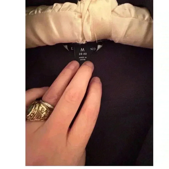 Lands’ End Grey/lavender Men’s M 38-40 Fleece Vest. Like New. Dsct w bundle! - Picture 4 of 5